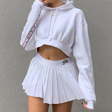 Load image into Gallery viewer, White Tennis Skirt
