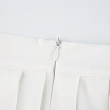 Load image into Gallery viewer, White Tennis Skirt
