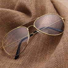 Load image into Gallery viewer, Gold Frame Aviator Fashion Glasses
