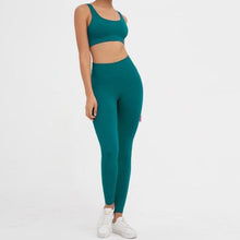 Load image into Gallery viewer, 2 Piece High Waist Seamless Yoga Set
