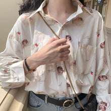 Load image into Gallery viewer, Angel Print Vintage Shirt
