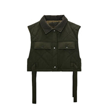 Load image into Gallery viewer, Quilted Cropped Vest
