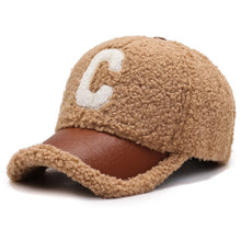 Load image into Gallery viewer, Letter Embroidered Winter Baseball Cap
